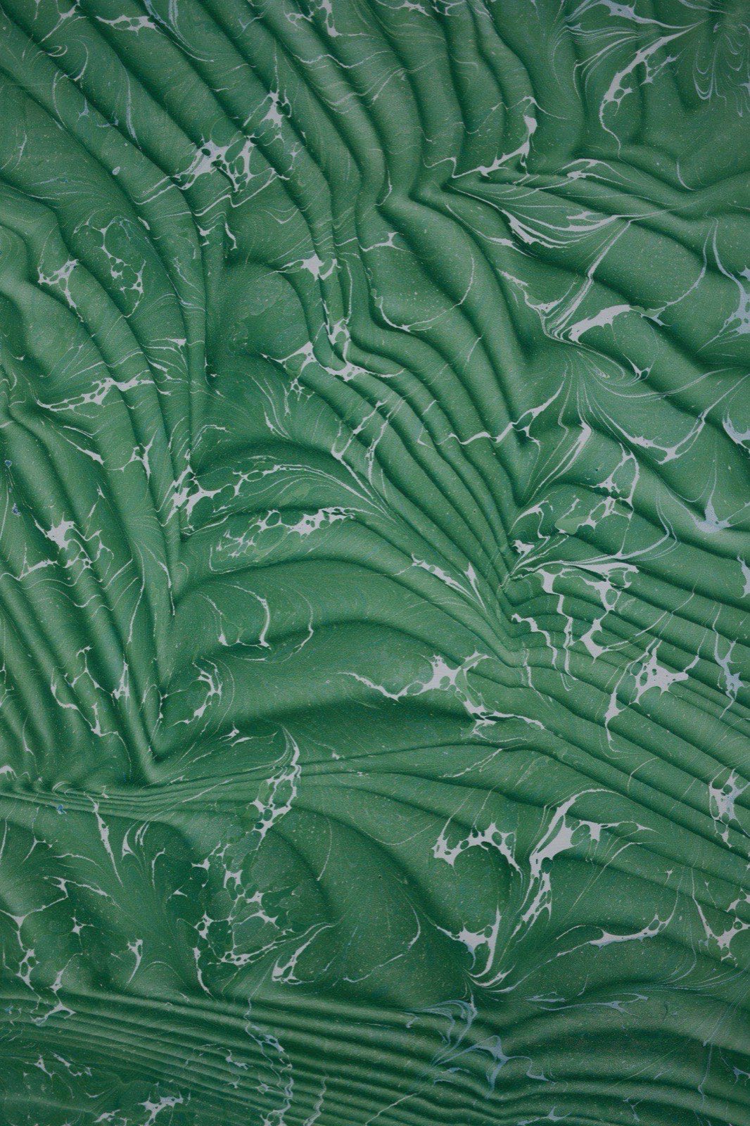 Emerald Waves - Ebru art 2024